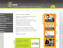 Tablet Screenshot of ecobox.fr