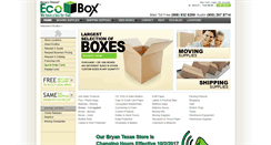 Desktop Screenshot of ecobox.com